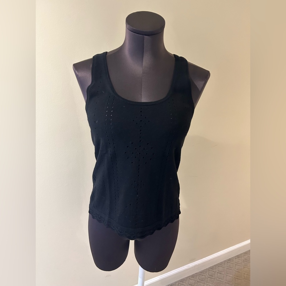Derek Lam 10 Crosby Black tank top size XS